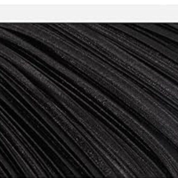 Black Clutch Purses for Women Evening Bag Pleated Clutch Bag with Chain - Picture 4 of 5